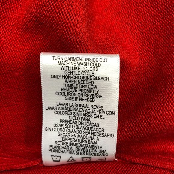 Napa Valley Women Long Sleeve Mock Neck Sweater Size 1X Red M148 -19 - Picture 8 of 13